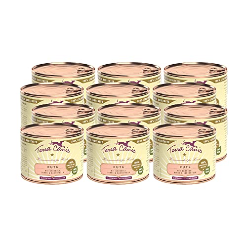 Terra Canis Pute, Brokkoli, Birne & Kartoffel - Classic Nassfutter, 12x200g I Premium Hundefutter in 100% Lebensmittelqualität Aller Rohstoffe I allergen- & getreidearm, glutenfrei Terra Canis Pute, Brokkoli, Birne & Kartoffel - Classic Nassfutter, 12x200g I Premium Hundefutter in 100% Lebensmittelqualität Aller Rohstoffe I allergen- & getreidearm, glutenfrei von Terra Canis