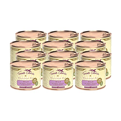 Terra Canis Wild, Kürbis & Preiselbeere - Classic Nassfutter, 12x200g I Premium Hundefutter in 100% Lebensmittelqualität Aller Rohstoffe I Reichhaltig & gesund, allergen- & getreidearm, glutenfrei Terra Canis Wild, Kürbis & Preiselbeere - Classic Nassfutter, 12x200g I Premium Hundefutter in 100% Lebensmittelqualität Aller Rohstoffe I Reichhaltig & gesund, allergen- & getreidearm, glutenfrei von Terra Canis