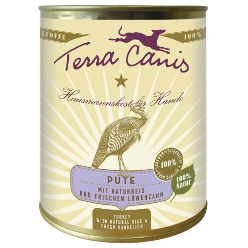 Terra Canis Classic Pute & Naturreis, 800g Dose (6 Pack) von Terra Canis