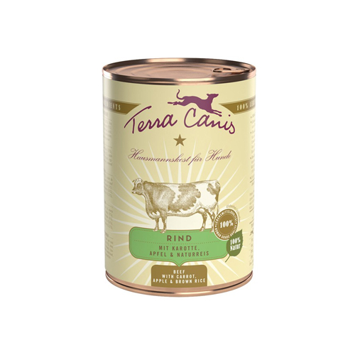 Terra Canis Classic Rind mit Karotte - 6 x 800 g von Terra Canis