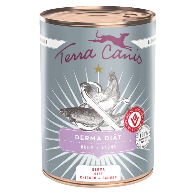 Terra Canis Derma Diet 6 x 400 g - Huhn & Lachs Terra Canis Derma Diet 6 x 400 g - Huhn & Lachs von Terra Canis