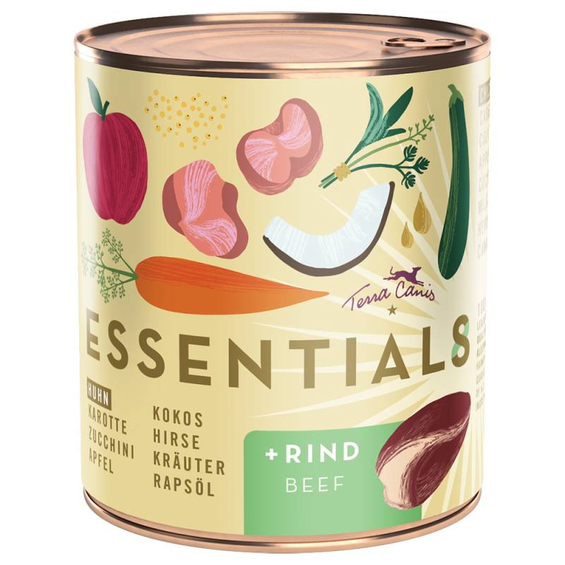 Terra Canis Essential 8+ 6 x 780 g - Huhn & Rind von Terra Canis