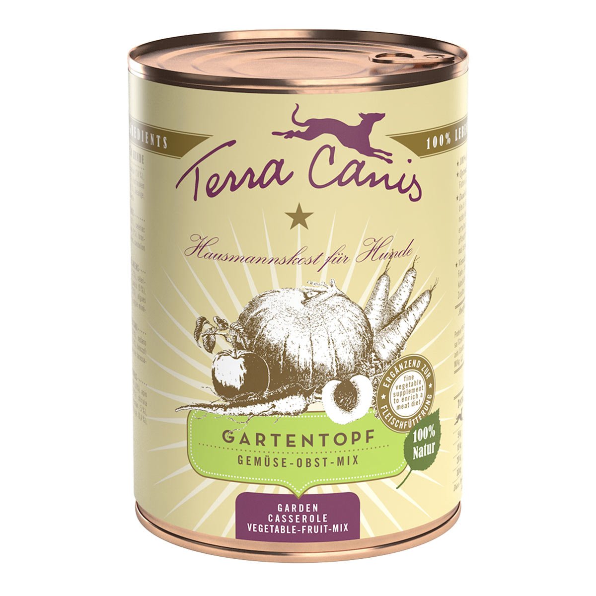 Terra Canis Gartentopf Classic Obst-Gemüse-Mischung 12x400 von Terra Canis