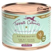 Terra Canis Getreidefrei Adult 12x200g Rind mit Zucchini, Kürbis & Oregano von Terra Canis