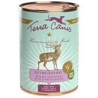 Terra Canis Getreidefrei Adult 6x400g Wild mit Kartoffeln, Apfel & Preiselbeeren von Terra Canis