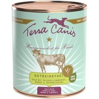 Terra Canis Getreidefrei Adult 6x800g Kalb mit Petersilienwurzel, Mango und Johannisbeere von Terra Canis