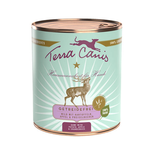 Terra Canis Getreidefrei Hundefutter - Wild & Kartoffeln - 6 x 800 g Terra Canis Getreidefrei Hundefutter - Wild & Kartoffeln - 6 x 800 g von Terra Canis