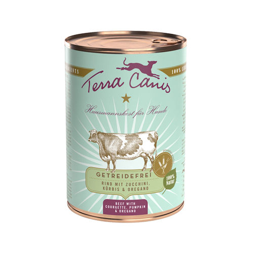 Terra Canis Getreidefrei Rind mit Zucchini - 6 x 800 g Terra Canis Getreidefrei Rind mit Zucchini - 6 x 800 g von Terra Canis
