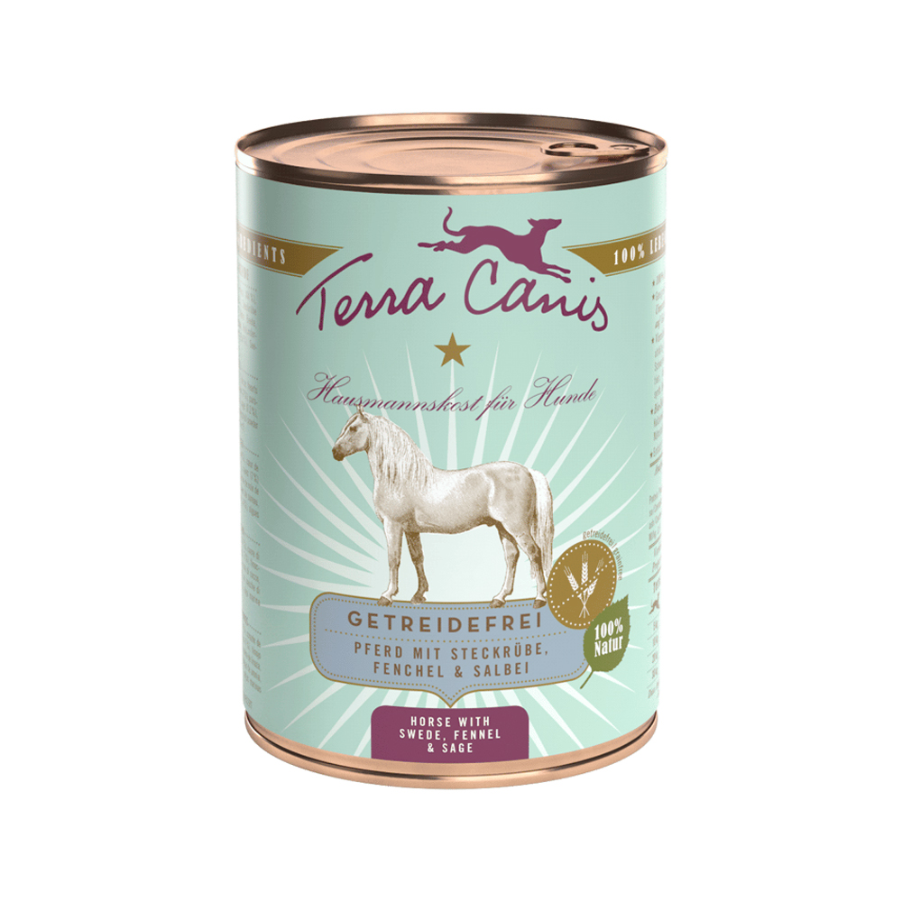 Terra Canis Grainfree Can - Horse - 6 x 400 g von Terra Canis
