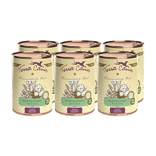 Terra Canis Green Detox - Gartentopf, 6x400g I Premium Hunde-Nahrungsergänzung in 100% Lebensmittelqualität Aller Rohstoffe von Terra Canis