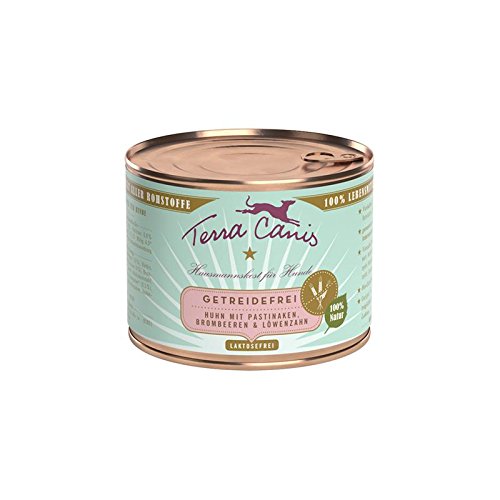Terra Canis | Huhn mit Pastinaken mit Brombeeren & Löwenzahn, getreidefrei | 12 x 200 g Terra Canis | Huhn mit Pastinaken mit Brombeeren & Löwenzahn, getreidefrei | 12 x 200 g von Terra Canis