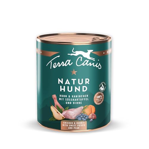 Terra Canis Huhn & Kaninchen mit Süßkartoffel und Birne - Naturhund, 800g | Premium Hundefutter in 100% Lebensmittelqualität Aller Rohstoffe | Getreide- & glutenfrei Terra Canis Huhn & Kaninchen mit Süßkartoffel und Birne - Naturhund, 800g | Premium Hundefutter in 100% Lebensmittelqualität Aller Rohstoffe | Getreide- & glutenfrei von Terra Canis