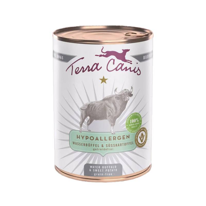 Terra Canis Hypoallergen - Büffel - 6 x 400 Gramm von Terra Canis