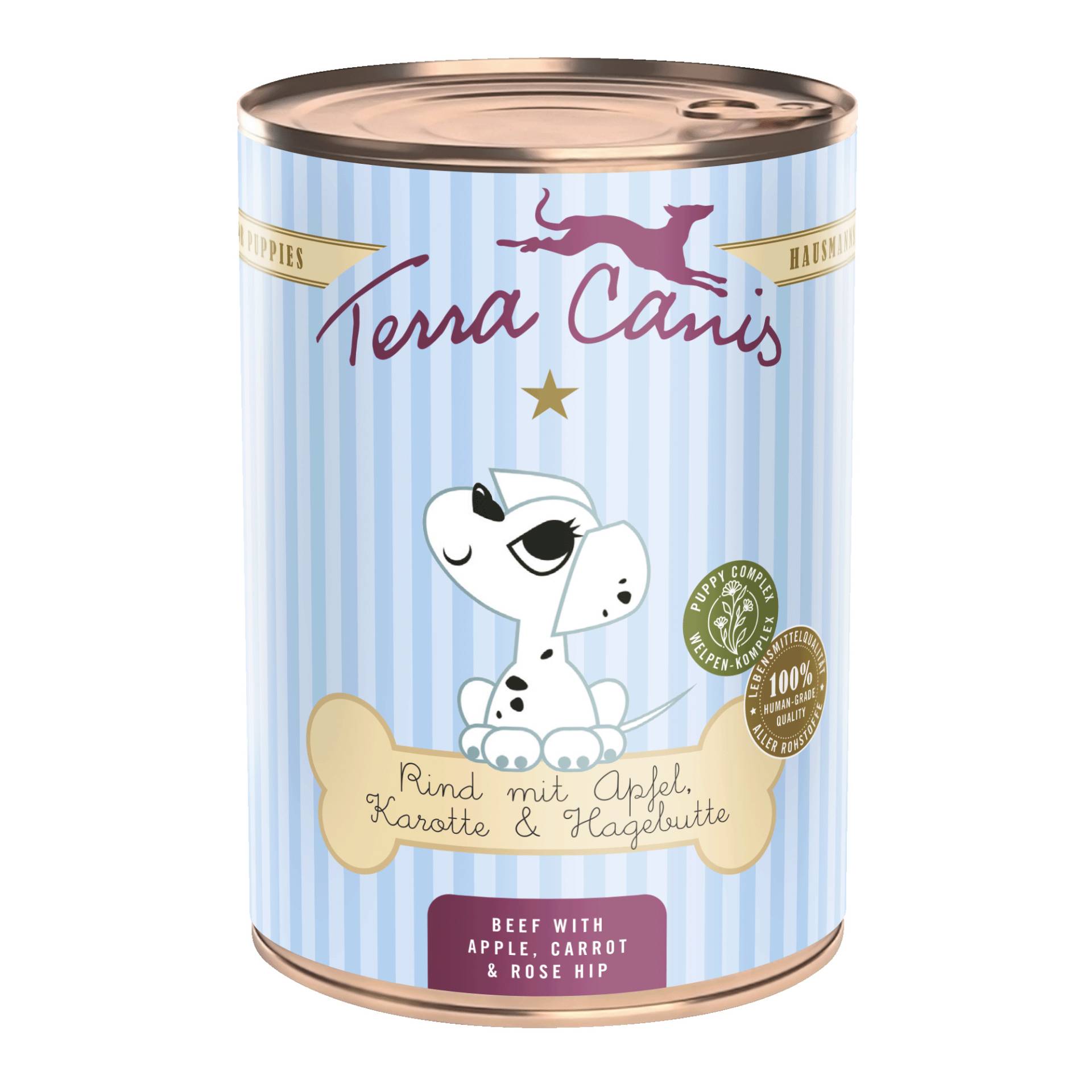 Terra Canis Junior 6 x 400 g - Sparpaket: Rind (12 x 400 g) von Terra Canis