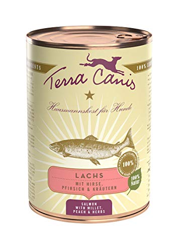 Terra Canis | Lachs mit Hirse, Pfirsich und Kräutern | Nassfutter | 400g von Terra Canis