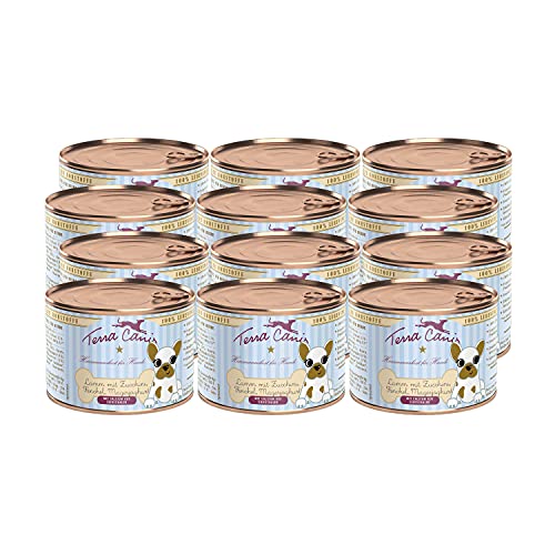 Terra Canis Lamm, Zucchini, Magerquark & Fenchel - Welpen Nassfutter, 12x200g I Premium Hundefutter in 100% Lebensmittelqualität Aller Rohstoffe I Reichhaltig & gesund I Getreide - & glutenfrei Terra Canis Lamm, Zucchini, Magerquark & Fenchel - Welpen Nassfutter, 12x200g I Premium Hundefutter in 100% Lebensmittelqualität Aller Rohstoffe I Reichhaltig & gesund I Getreide - & glutenfrei von Terra Canis