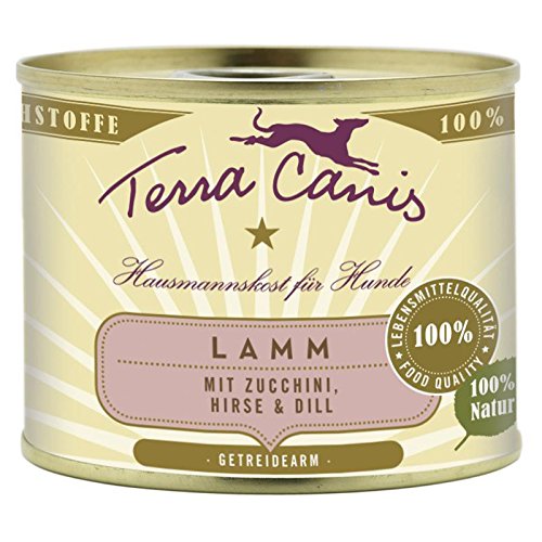 Terra Canis | Lamm mit Zucchini Hirse und Dill |12 x 200 g von Terra Canis