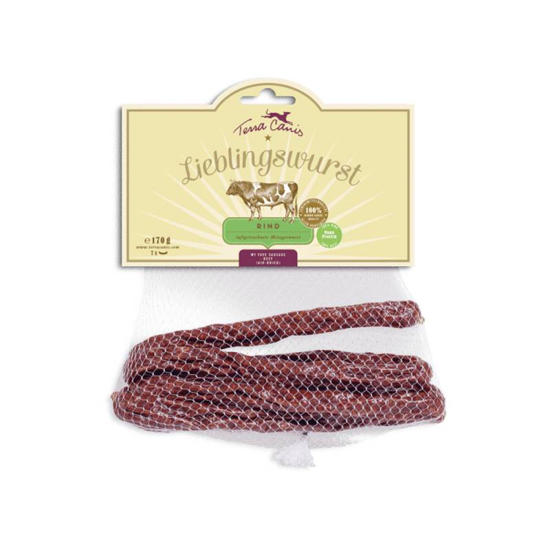 Terra Canis Lieblingswurst - Rind - 170 g Terra Canis Lieblingswurst - Rind - 170 g von Terra Canis