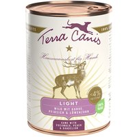 Terra Canis Light 6 x 400 g - Wild mit Gurke, Pfirsich und Löwenzahn von Terra Canis