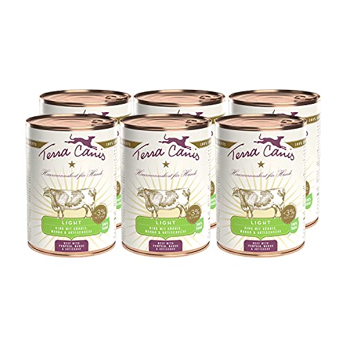 Terra Canis Rind, Kürbis & Mango - Light Nassfutter, 6x400g I Premium Hundefutter in 100% Lebensmittelqualität Aller Rohstoffe I Kalorien- & fettreduziert, Getreide- & glutenfrei Terra Canis Rind, Kürbis & Mango - Light Nassfutter, 6x400g I Premium Hundefutter in 100% Lebensmittelqualität Aller Rohstoffe I Kalorien- & fettreduziert, Getreide- & glutenfrei von Terra Canis