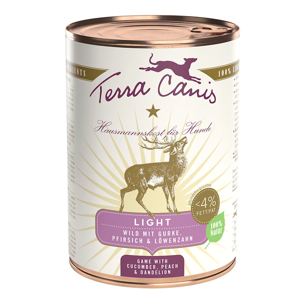 Terra Canis Light - Wild mit Gurke 6x400g Terra Canis Light - Wild mit Gurke 6x400g von Terra Canis
