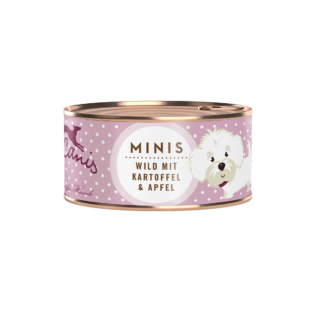 Terra Canis Mini 18 x 100 g - Wild mit Kartoffeln & Apfel Terra Canis Mini 18 x 100 g - Wild mit Kartoffeln & Apfel von Terra Canis