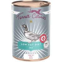 Terra Canis Nassfutter Hund Low Fat Diät Ente 6x400 g von Terra Canis