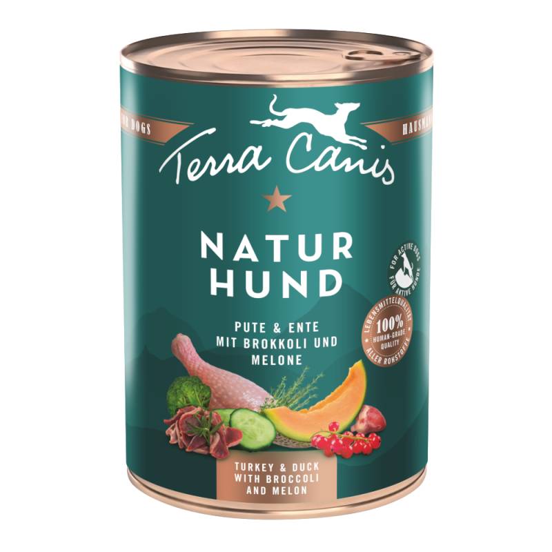 Terra Canis Naturhund 6 x 400 g - Pute & Ente mit Brokkoli & Melone Terra Canis Naturhund 6 x 400 g - Pute & Ente mit Brokkoli & Melone von Terra Canis