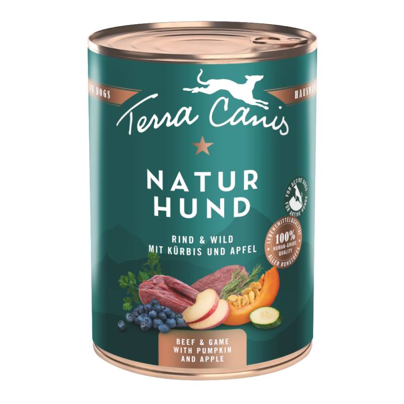 Terra Canis Naturhund 6 x 400 g - Rind & Wild mit Kürbis & Apfel Terra Canis Naturhund 6 x 400 g - Rind & Wild mit Kürbis & Apfel von Terra Canis