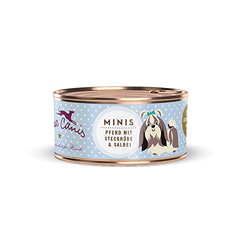 Terra Canis Pferd, Steckrübe, Fenchel & Salbei Mini-Hunde Nassfutter, 100g I Premium Hundefutter in 100% Lebensmittelqualität Aller Rohstoffe I Kalziumreich, gesund, Getreide- & glutenfrei Terra Canis Pferd, Steckrübe, Fenchel & Salbei Mini-Hunde Nassfutter, 100g I Premium Hundefutter in 100% Lebensmittelqualität Aller Rohstoffe I Kalziumreich, gesund, Getreide- & glutenfrei von Terra Canis