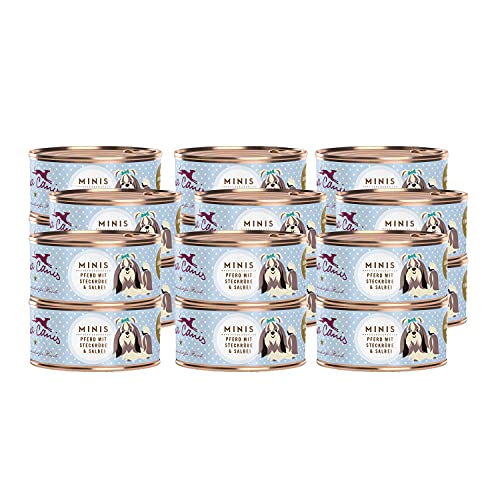 Terra Canis Pferd, Steckrübe, Fenchel & Salbei Mini-Hunde Nassfutter, 18x100g I Premium Hundefutter in 100% Lebensmittelqualität Aller Rohstoffe I Kalziumreich, gesund, Getreide- & glutenfrei Terra Canis Pferd, Steckrübe, Fenchel & Salbei Mini-Hunde Nassfutter, 18x100g I Premium Hundefutter in 100% Lebensmittelqualität Aller Rohstoffe I Kalziumreich, gesund, Getreide- & glutenfrei von Terra Canis