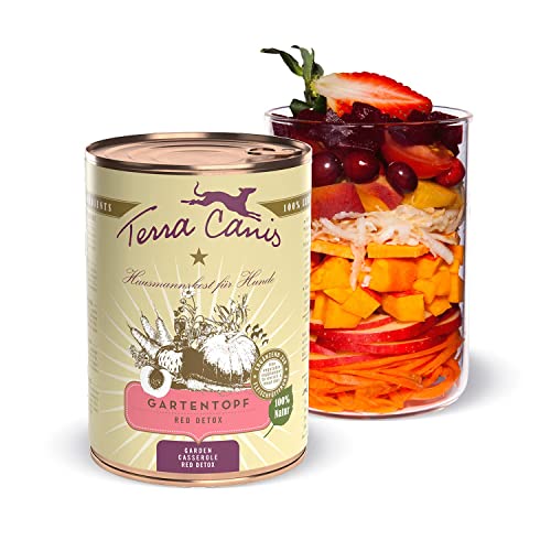 Terra Canis Red Detox - Gartentopf, 400g I Premium Hunde-Nahrungsergänzung in 100% Lebensmittelqualität Aller Rohstoffe von Terra Canis