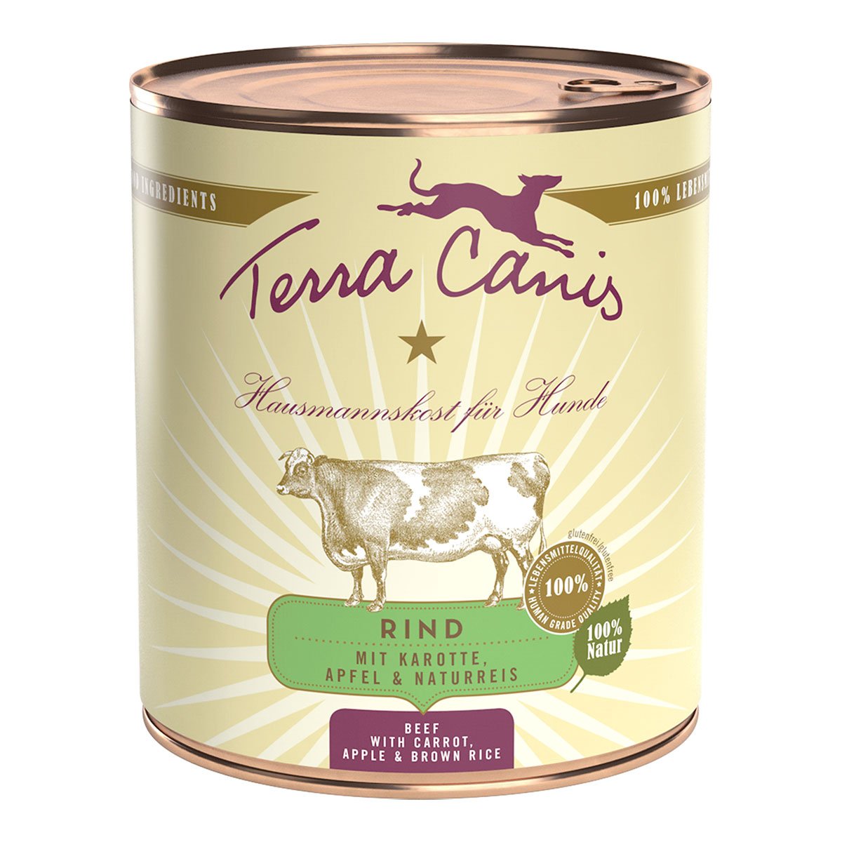 Terra Canis CLASSIC - Rind mit Karotte, Apfel und Naturreis 12x800g von Terra Canis