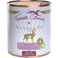 Terra Canis Senior Getreidefrei 6 x 800 g - Wild mit Tomate, Apfel und Gesundheitskräutern von Terra Canis