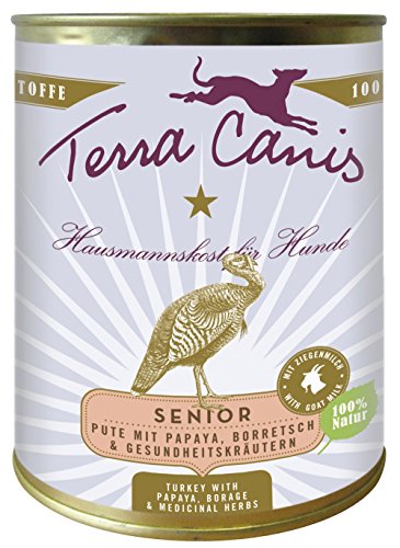 Terra Canis Senior Pute, 800g Dose (6 Pack) von Terra Canis