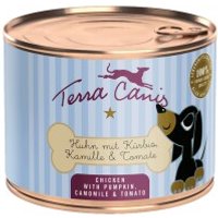 Terra Canis Welpe 12x200g Huhn mit Kürbis, Kamille & Blütenpollen von Terra Canis