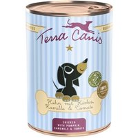 Terra Canis Welpe 6x400g Huhn mit Kürbis, Kamille & Blütenpollen von Terra Canis