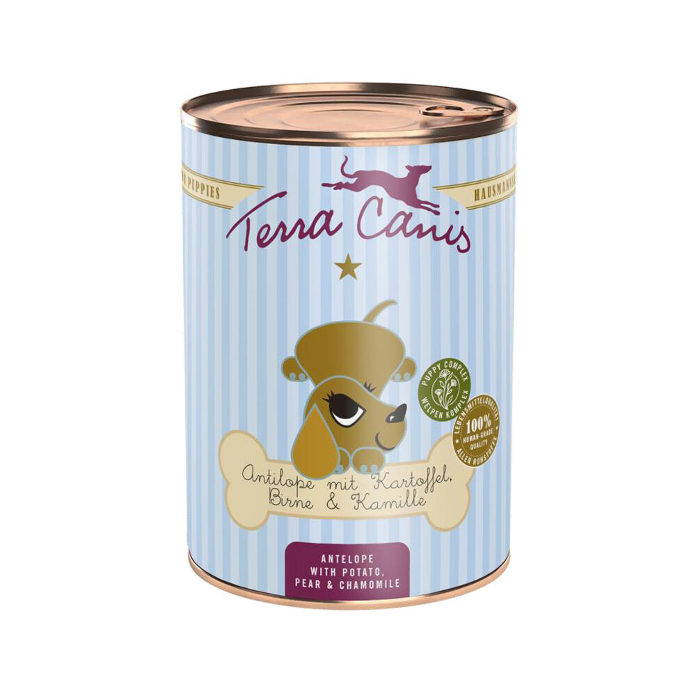 Terra Canis Welpenmenü - Antilope - 6 x 400g Terra Canis Welpenmenü - Antilope - 6 x 400g von Terra Canis