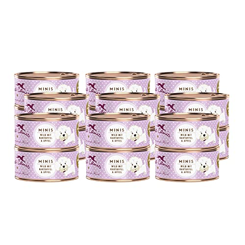Terra Canis Wild, Kartoffel & Apfel Mini-Hunde Nassfutter, 18x100g I Premium Hundefutter in 100% Lebensmittelqualität Aller Rohstoffe I Kalziumreich, gesund, Getreide- & glutenfrei von Terra Canis