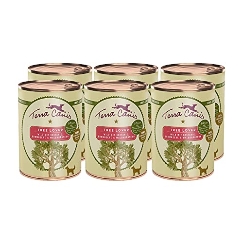 Terra Canis Wild, Kastanie, Brombeere & Waldkräutern - Love The Planet, 6x400g I Tree Lover Menü I Premium Hundefutter I Getreidefrei & leicht verdaulich Terra Canis Wild, Kastanie, Brombeere & Waldkräutern - Love The Planet, 6x400g I Tree Lover Menü I Premium Hundefutter I Getreidefrei & leicht verdaulich von Terra Canis