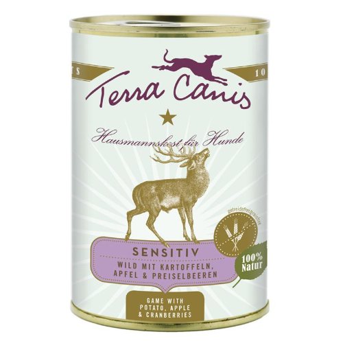 Terra Canis | Wild mit Kartoffel, Apfel und Preiselbeere | getreidefrei | Nassfutter | 12x400g von Terra Canis