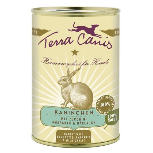 Terra Canis classic Kaninchen mit Zucchini, Amaranth und Bärlauch 400 g von Terra Canis