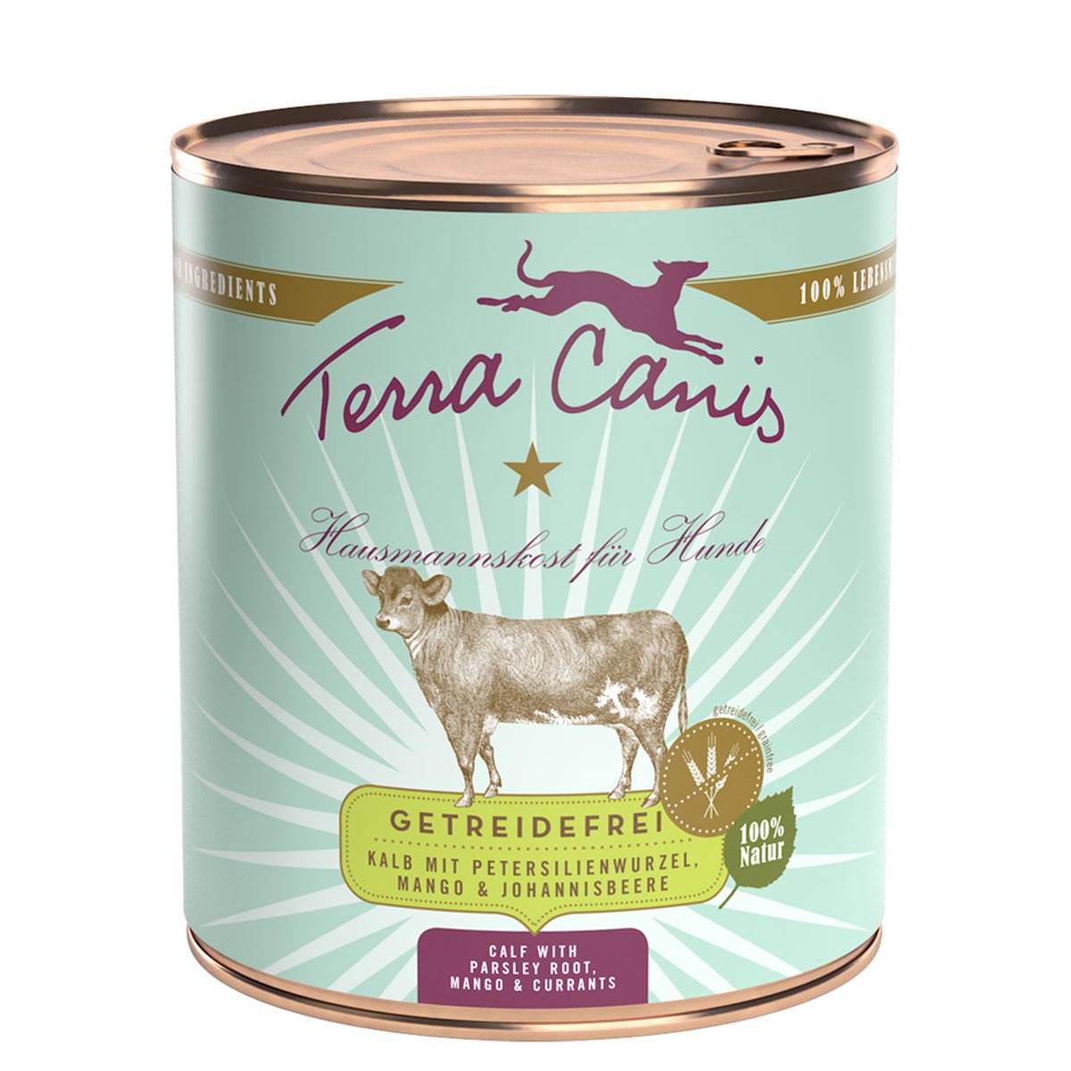 Terra Canis getreidefrei Kalb mit Petersilienwurzel, Mango & Johannisbeere 6x800g Terra Canis getreidefrei Kalb mit Petersilienwurzel, Mango & Johannisbeere 6x800g von Terra Canis