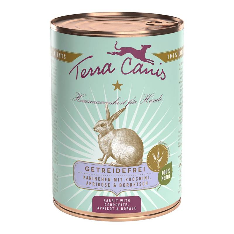 Terra Canis getreidefrei – Kaninchen mit Zucchini 12x400g von Terra Canis