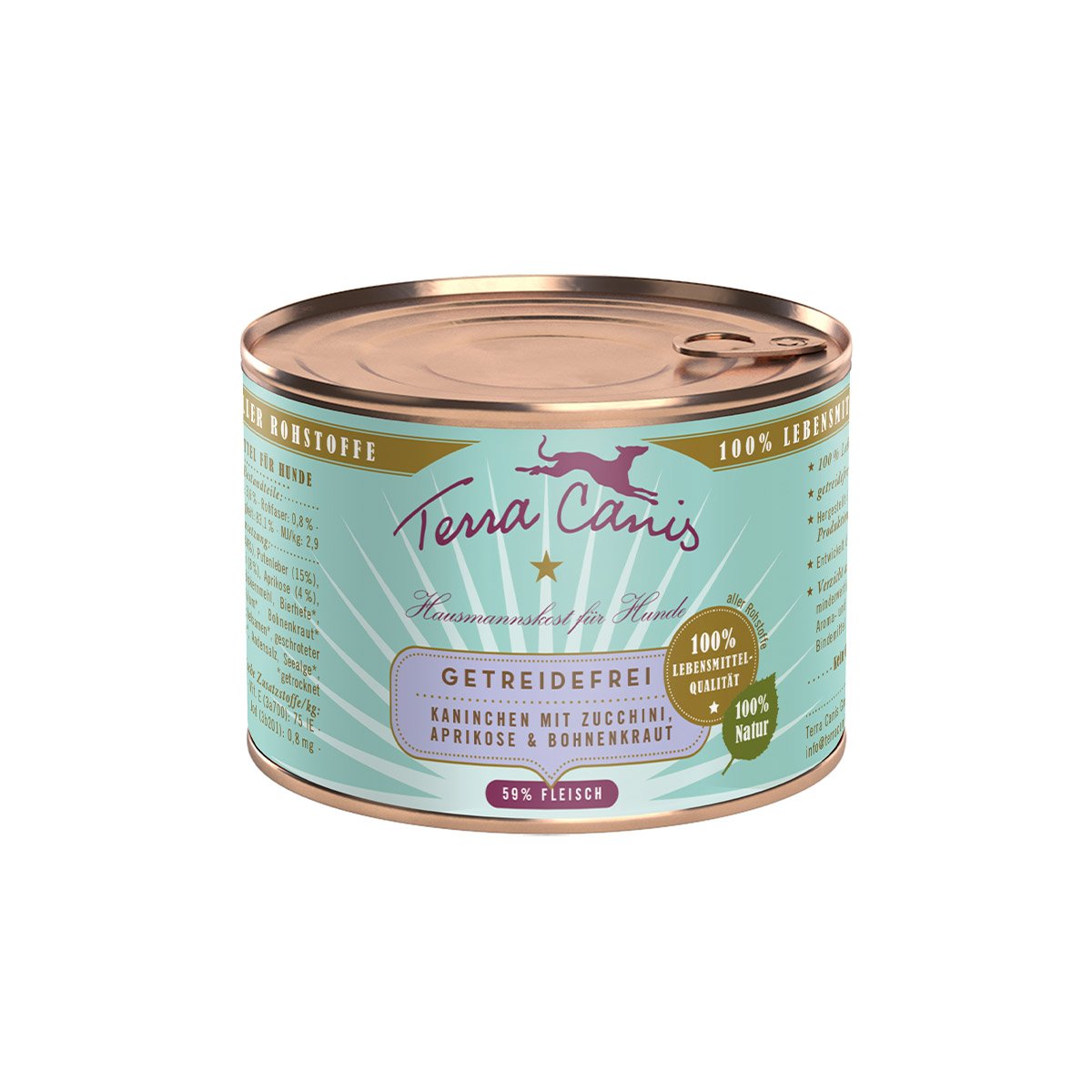 Terra Canis getreidefrei – Kaninchen mit Zucchini 12x200g Terra Canis getreidefrei – Kaninchen mit Zucchini 12x200g von Terra Canis