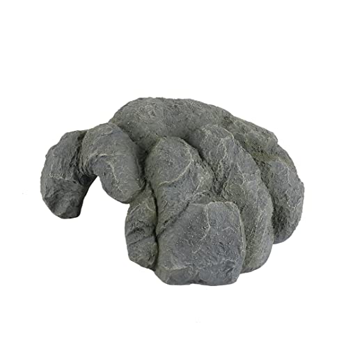 Terra Della, Reptilienhöhle S - 19 x 19 x 8,5 cm anthrazit für Reptilien von Terra Della