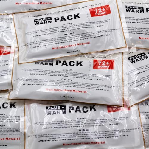 Terra Discount Aqua Pack 72 Stunden - Heat Pack für den Versand von Tieren und Pflanzen - Universalwärmer Wärmekissen (10 Stück) von Terra Discount