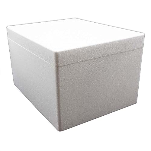 Styroporbox/Thermobox - 21,0 Liter - 44 x 34 x 26 cm/Wandstärke 3 cm - Styrobox von Terra Exotica