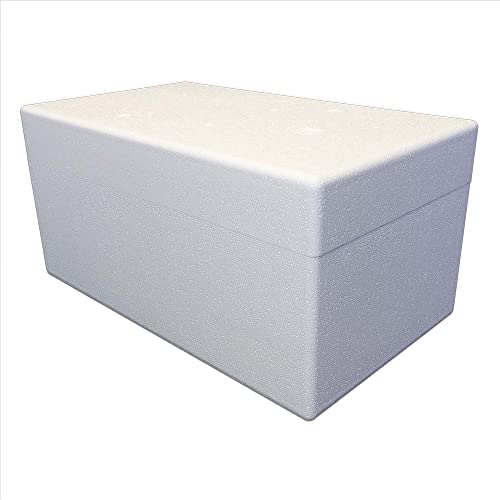 Styroporbox/Thermobox - 26,0 Liter - 55 x 32 x 27 cm/Wandstärke 3 cm - Styrobox von Terra Exotica