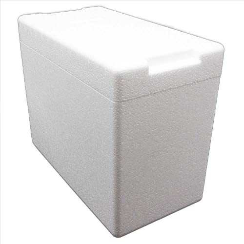Styroporbox/Thermobox - 7,0 Liter - 34 x 18 x 27 cm/Wandstärke 3 cm - Styrobox von Terra Exotica